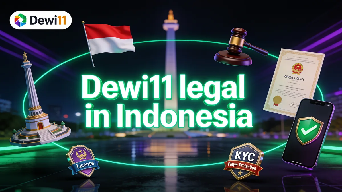 Apakah dewi11 Legal dan Aman di Indonesia? untuk pemain di Indonesia